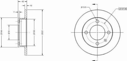 Remy RAD1858C - Disque de frein cwaw.fr