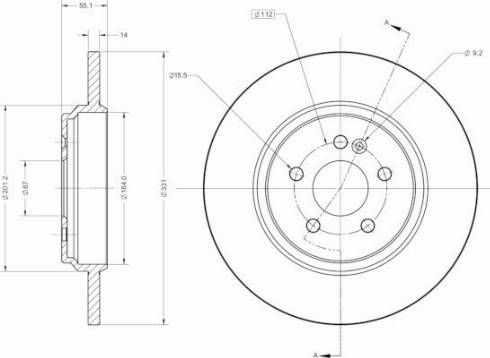 Remy RAD1807C - Disque de frein cwaw.fr