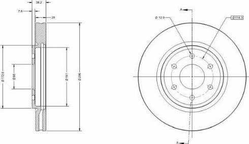 Remy RAD1814C - Disque de frein cwaw.fr