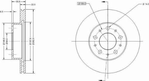 Remy RAD1825C - Disque de frein cwaw.fr