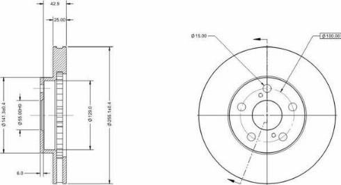 Remy RAD1875C - Disque de frein cwaw.fr