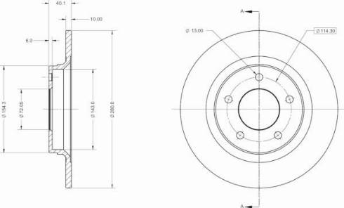 Remy RAD1399C - Disque de frein cwaw.fr