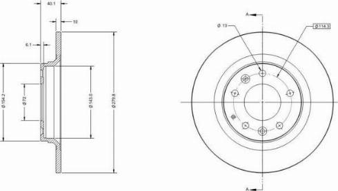 Remy RAD1398C - Disque de frein cwaw.fr