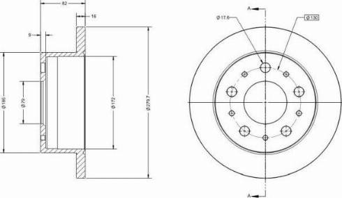 Remy RAD1346C - Disque de frein cwaw.fr