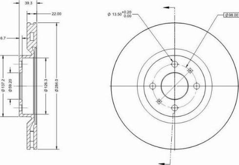 Remy RAD1340C - Disque de frein cwaw.fr