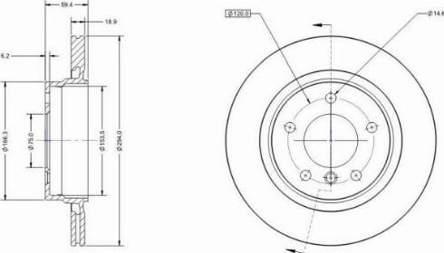 Remy RAD1341C - Disque de frein cwaw.fr