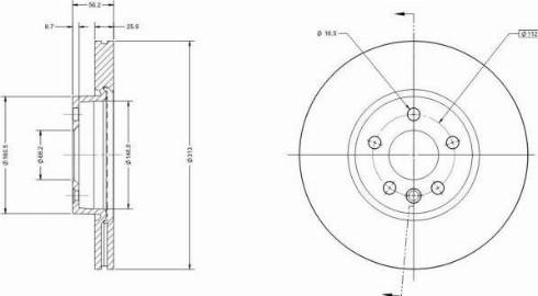 Remy RAD1353C - Disque de frein cwaw.fr