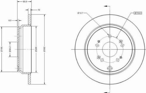 Remy RAD1352C - Disque de frein cwaw.fr