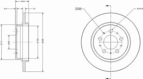 Remy RAD1357C - Disque de frein cwaw.fr