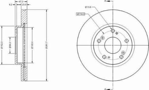 Remy RAD1365C - Disque de frein cwaw.fr