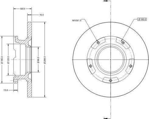 Remy RAD1360C - Disque de frein cwaw.fr