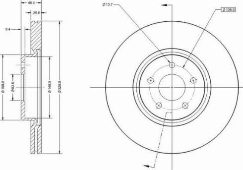 Remy RAD1305C - Disque de frein cwaw.fr