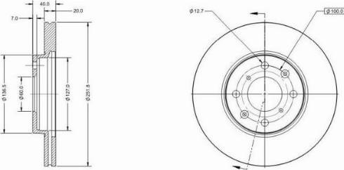 Remy RAD1306C - Disque de frein cwaw.fr