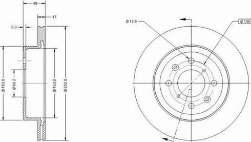 Remy RAD1300C - Disque de frein cwaw.fr