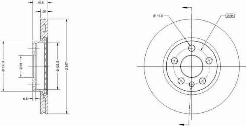 Remy RAD1303C - Disque de frein cwaw.fr