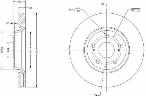 Remy RAD1307C - Disque de frein cwaw.fr