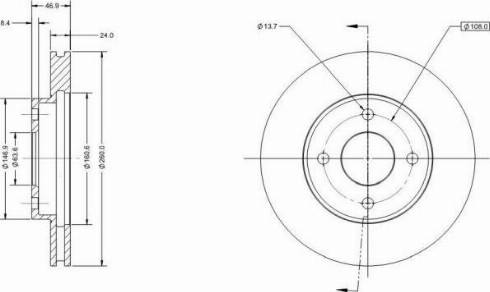 Remy RAD1319C - Disque de frein cwaw.fr