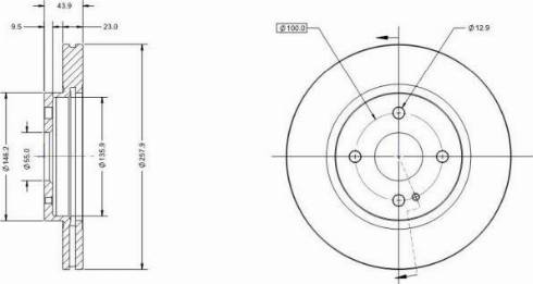 Remy RAD1313C - Disque de frein cwaw.fr