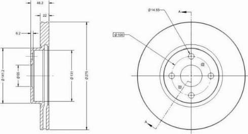 Remy RAD1317C - Disque de frein cwaw.fr