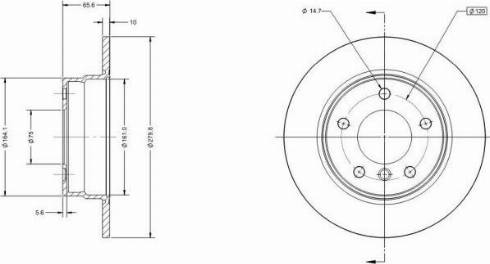 Remy RAD1380C - Disque de frein cwaw.fr