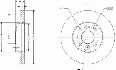 Remy RAD1383C - Disque de frein cwaw.fr