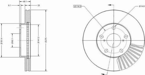 Remy RAD1387C - Disque de frein cwaw.fr