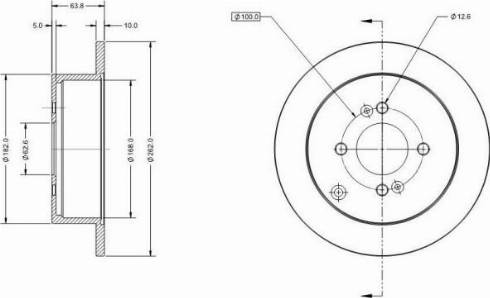 Remy RAD1334C - Disque de frein cwaw.fr