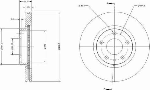 Remy RAD1335C - Disque de frein cwaw.fr