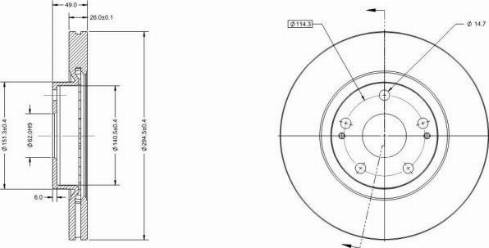 Remy RAD1338C - Disque de frein cwaw.fr