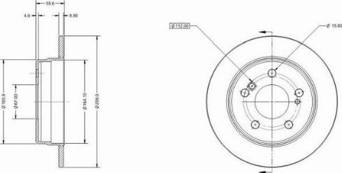 Remy RAD1329C - Disque de frein cwaw.fr