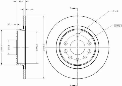 Remy RAD1325C - Disque de frein cwaw.fr