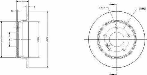 Remy RAD1326C - Disque de frein cwaw.fr