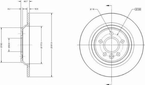 Remy RAD1374C - Disque de frein cwaw.fr