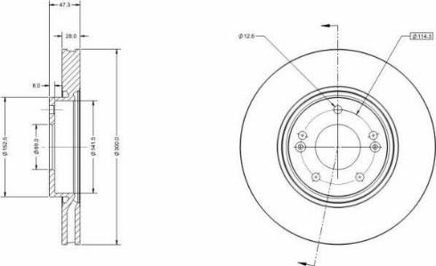 Remy RAD1372C - Disque de frein cwaw.fr