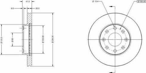 Remy RAD1291C - Disque de frein cwaw.fr