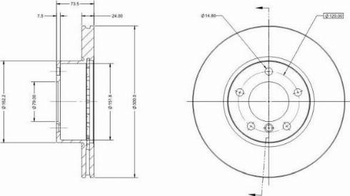 Remy RAD1293C - Disque de frein cwaw.fr