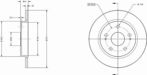 Remy RAD1241C - Disque de frein cwaw.fr