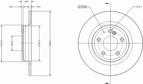 Remy RAD1255C - Disque de frein cwaw.fr