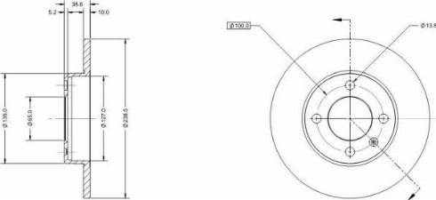 Remy RAD1252C - Disque de frein cwaw.fr