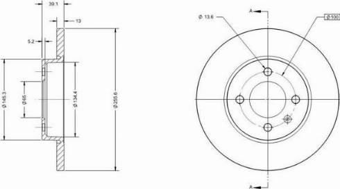 Remy RAD1269C - Disque de frein cwaw.fr