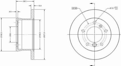 Remy RAD1268C - Disque de frein cwaw.fr