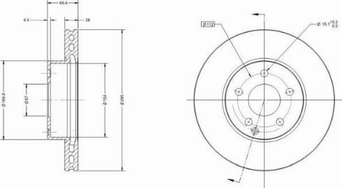 Remy RAD1262C - Disque de frein cwaw.fr