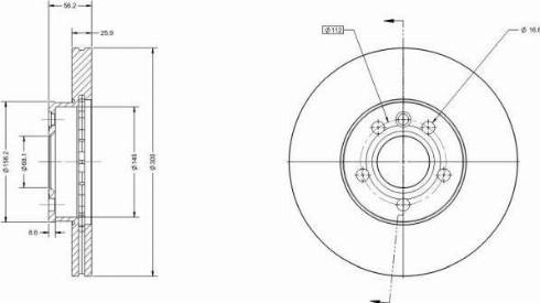 Remy RAD1267C - Disque de frein cwaw.fr