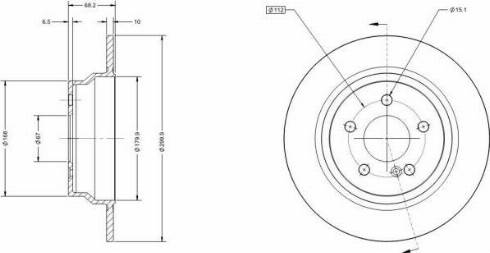 Remy RAD1202C - Disque de frein cwaw.fr