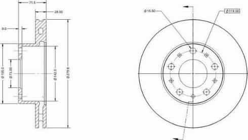 Remy RAD1212C - Disque de frein cwaw.fr