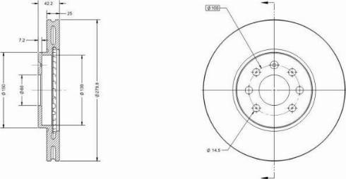 Remy RAD1217C - Disque de frein cwaw.fr