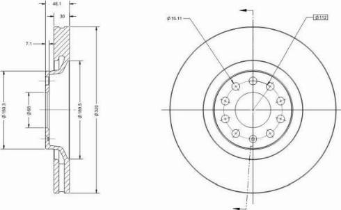 Remy RAD1284C - Disque de frein cwaw.fr