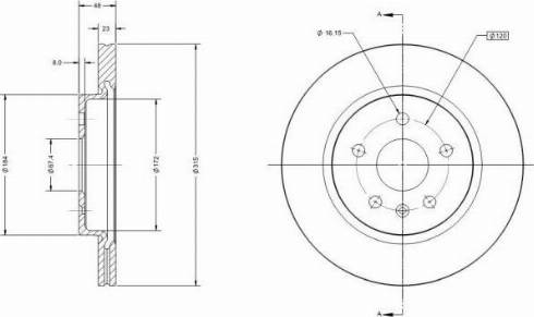 Remy RAD1239C - Disque de frein cwaw.fr