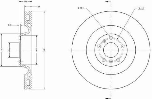 Remy RAD1224C - Disque de frein cwaw.fr