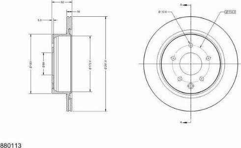 Remy RAD1225C - Disque de frein cwaw.fr